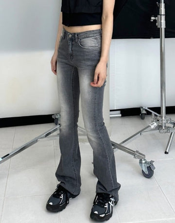 WHITE BRUSH DENIM PT